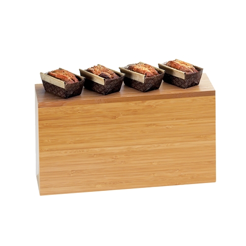Cal-Mil 166-11-60 Bamboo 20" x 7" x 11"H Rectangular Display Riser