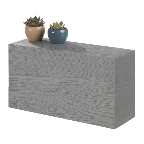 Cal-Mil 166-11-83 Ashwood 20" x 7" x 11"H Gray Wash Oak Wood Display Riser