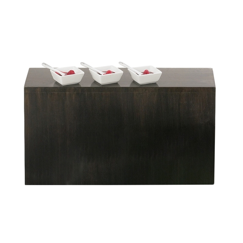 Cal-Mil 166-11-96 Midnight Bamboo 20" x 7" x 11"H Rectangular Display Riser