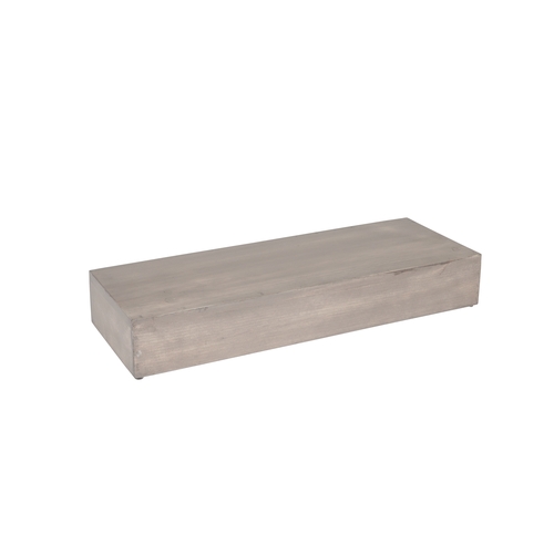 Cal-Mil 166-3-110 Aspen 20.5" x 7" x 3"H Gray-Washed Pine Wood Riser