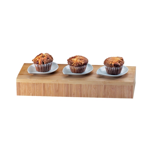 Cal-Mil 166-3-60 Bamboo 20" x 7" x 3"H Rectangular Display Riser