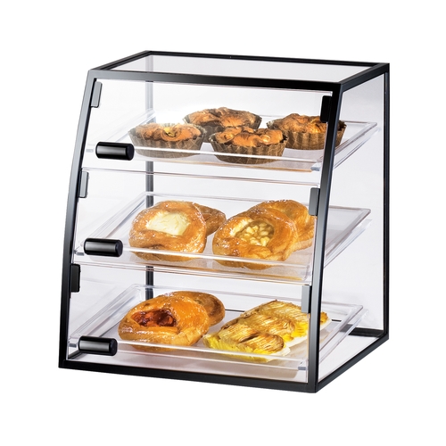 Cal-Mil 1708-1014 16" x 15" Clear Acrylic 3-Tier Self-Serve Display Case