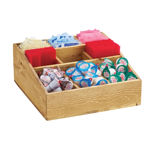 Cal-Mil 1714-99 Madera 12" x 12" Rustic Pine Multi-Section Organizer