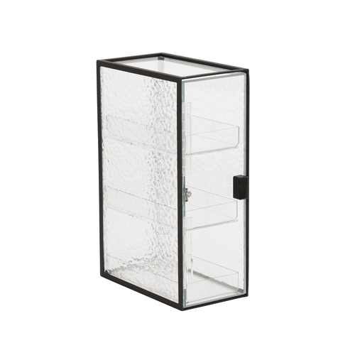 Cal-Mil 1720-3 7" x 12.25" Clear Acrylic 3-Tier Bread Case