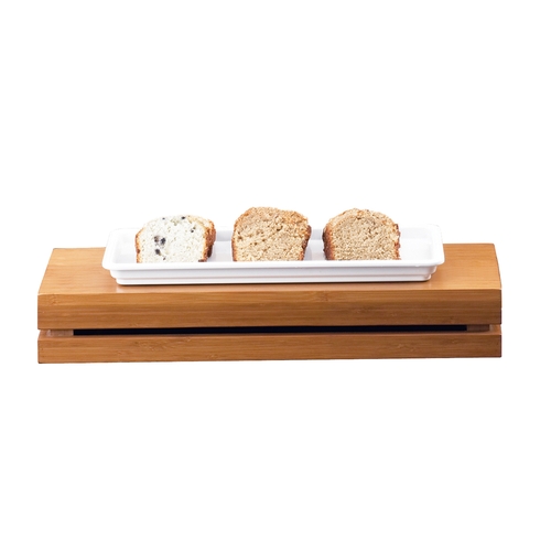 Cal-Mil 1943-3-60 Bamboo 20" x 7" x 3"H Rectangular Crate Riser