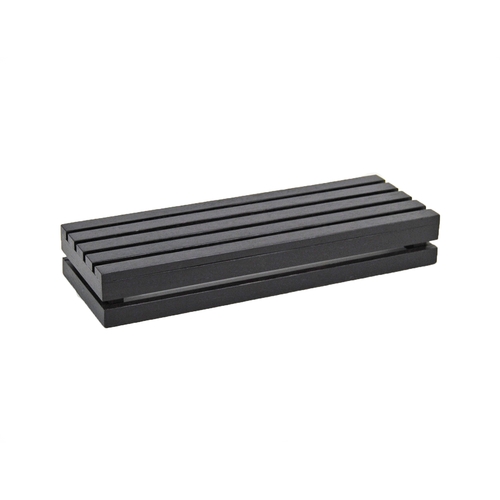 Cal-Mil 1943-3-96 Midnight Bamboo 20" x 7" x 3"H Rectangular Crate Riser
