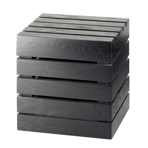 Cal-Mil 1944-12-96 Midnight Bamboo 12" x 12" x 12"H Square Crate Riser