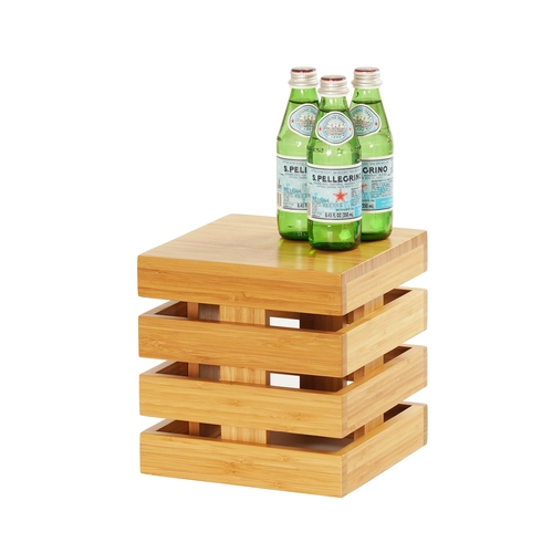 Cal-Mil 1944-9-60 Bamboo 9" x 9" x 9"H Square Crate Riser
