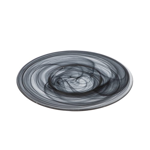 Mikasa Hospitality 1969-43 Ardacam Black Glass 11" Dia. Plate - 18 Each