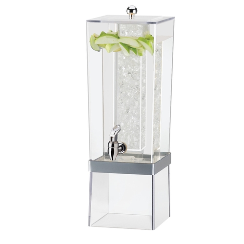 Cal-Mil 2016-74 Econo 8"x 10"Clear Polycarbonate 3 Gallon Beverage Dispenser