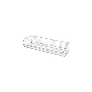 Quantum Food Service 204812BC 48x20x12 Chrome Plated Modular Wire Stacking Basket