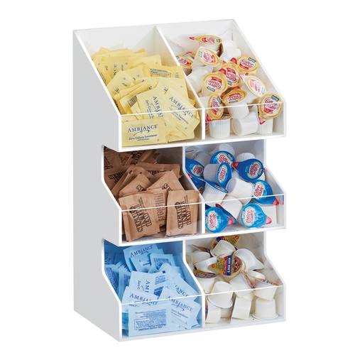Cal-Mil 2054-15 10" x 6.75" (6) Section Condiment Organizer