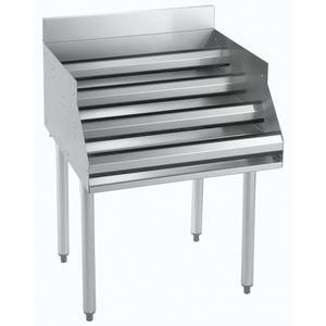 Krowne 21-24RD-LC Standard 2100 Series 24"W Raised Liquor Bottle Display