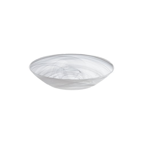 Mikasa Hospitality 2106-2 Ardacam White Glass 44 oz. Oval Bowl - 1 Doz