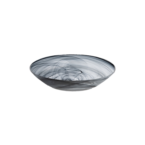 Mikasa Hospitality 2106-43 Ardacam Black Glass 44 oz. Serving Bowl - 1 Doz