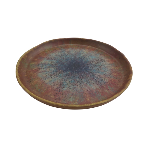 GET 21141-CAI Cheforward Clay Azul Iris Melamine 10" dia. Plate - 1 Doz