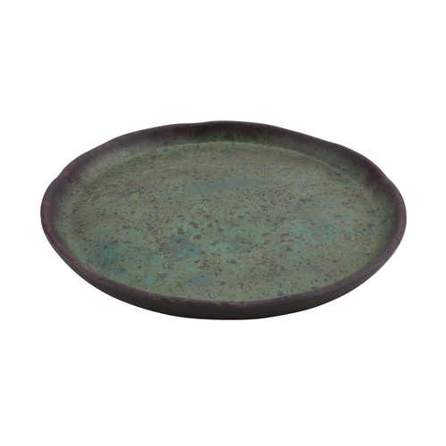 GET 21141-SP Cheforward Spruce Melamine 10" dia. Plate - 1 Doz