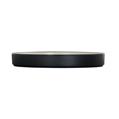 Cal-Mil 22017-12-13103 Hudson 12" Dia. x 1.5"H Two-Tone Melamine Plate - 6 Each