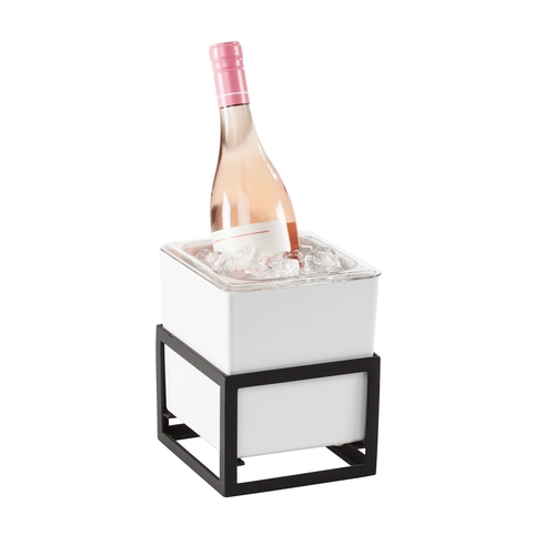 Cal-Mil 22020-6-13 Monterey 6.5" x 7" Iron Rectangular Ice Display Housing