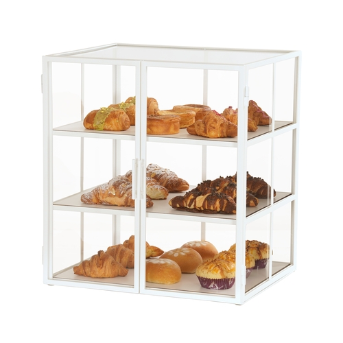 Cal-Mil 22021-15 Juno 21" x 18.25" Clear Acrylic 3-Tier Display Case