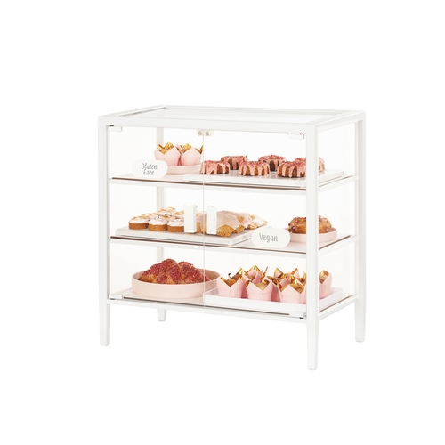 Cal-Mil 22023-26-15 Monterey 26.25" x 14" Clear Acrylic 3-Tier Display Case