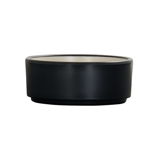 Cal-Mil 22027-13103 Hudson 4" Dia. x 1.5" Two-Tone Melamine Ramekin - 6 Each