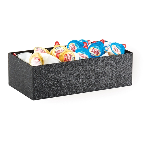 Cal-Mil 22037-515-13 14.5" x 4.75" Black Condiment Organizer