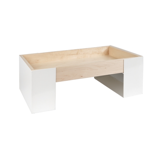 Cal-Mil 22118-7-15 Blonde 10.25" x 20.25" x 7.5"H 1-Tier Display Stand Riser