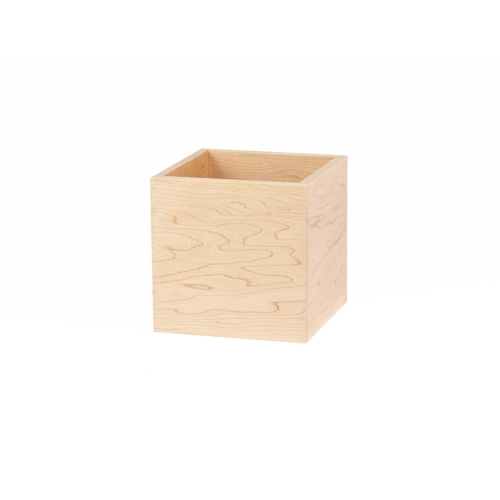 Cal-Mil 22313-6-71 Blonde 6" x 6" x 6"H Maple Wood Box - 4 Each