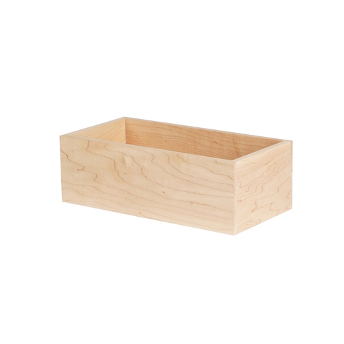 Cal-Mil 22314-4-71 Blonde 6" x 9" x 4"H Maple Wood Box - 4 Each
