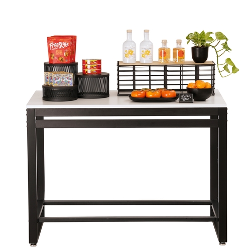 Cal-Mil 22348-42-15 42" x 24" White Nesting Merchandising Display Table