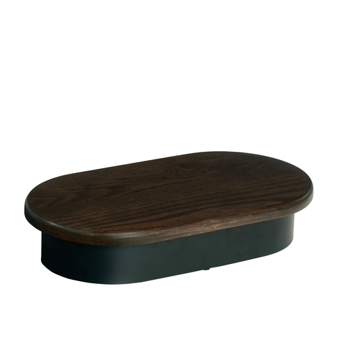 Cal-Mil 22411-3-112 Heritage 18" x 10" x 3"H Dark Brown Oak Display Riser