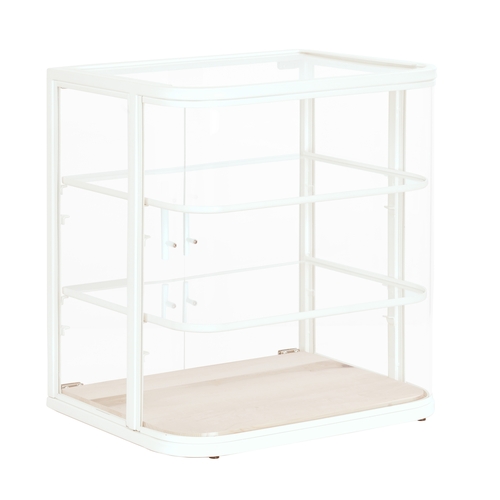 Cal-Mil 22417-71 Newport 17" x 21" White-Washed Pine Wood Display Case