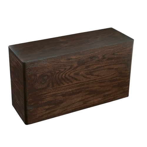 Cal-Mil 22428-11-112 Heritage 7" x 20" x 11"H Dark Stained Oak Display Riser