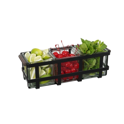 Cal-Mil 22440-3-112 Heritage 12.75" x 4.25" Condiment Organizer