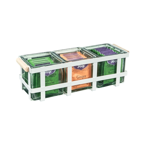 Cal-Mil 22440-3-71 Blonde 12.75" x 4.25" Condiment Organizer