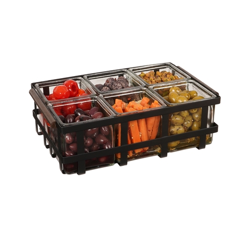 Cal-Mil 22440-6-112 Heritage 12.75" x 8.5" Condiment Organizer
