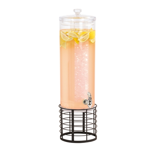 Cal-Mil 22603-3-13 Madison 8.5" x 9.75" Clear 3 Gallon Beverage Dispenser