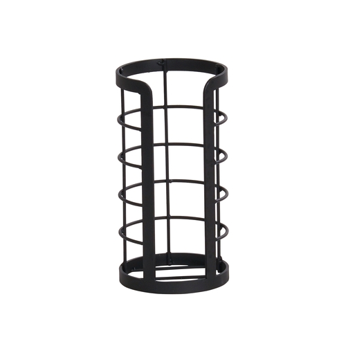 Cal-Mil 22605-13 Madison 4.5" Dia. x 8.5"H Black Cup & Lid Organizer