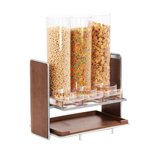 Cal-Mil 22635-49 Mid-Century 19.5" x 12" x 28.5"H Chrome Cereal Dispenser