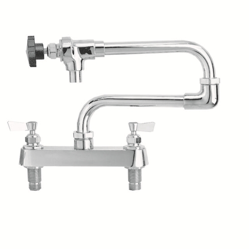 Fisher 2275 Deck Mounted 10" Double-Jointed Spout w/ Lever Handles