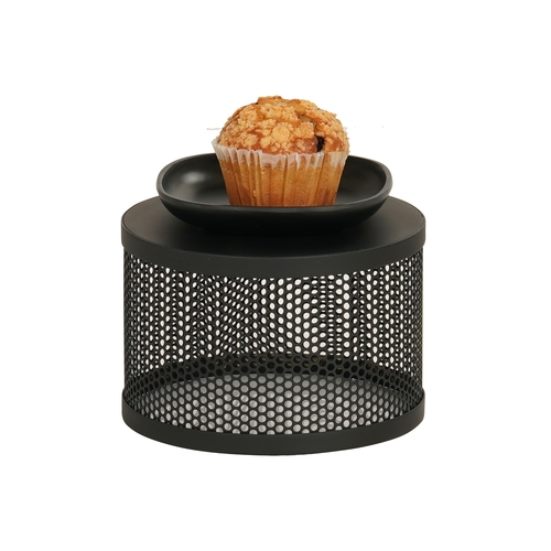 Cal-Mil 22916-5-13 Camden 7.5" Dia. x 5"H Black Metal Display Riser
