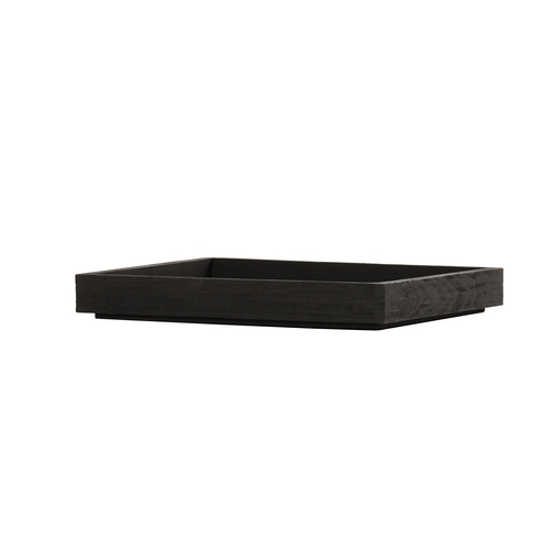 Cal-Mil 23106-10121-13 Brooklyn 10" x 12" x 1.5"H Wood Rectangular Serving Tray
