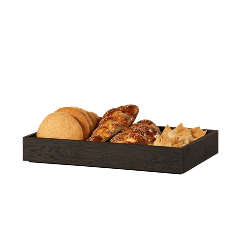Cal-Mil 23106-12203-13 Brooklyn 12" x 20" x 3"H Wood Rectangular Serving Tray