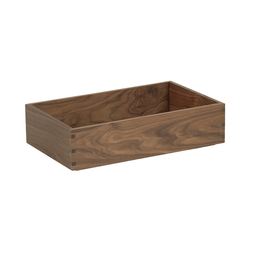 Cal-Mil 23106-12206-78 Sydney 12" x 20" x 6"H Walnut Serving Tray