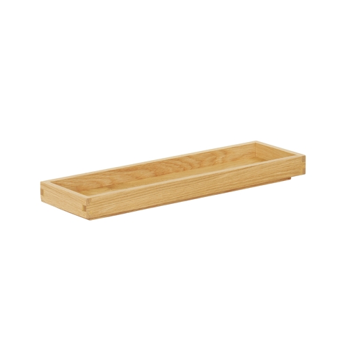 Cal-Mil 23106-2061-21 Sydney 20" x 6" x 1.5"H Oak Serving Tray