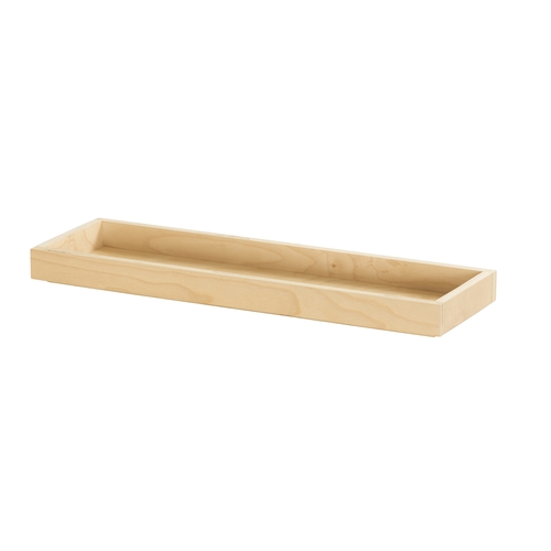 Cal-Mil 23106-2061-93 Logan 20" x 6" x 1.5"H Natural Wood Serving Tray