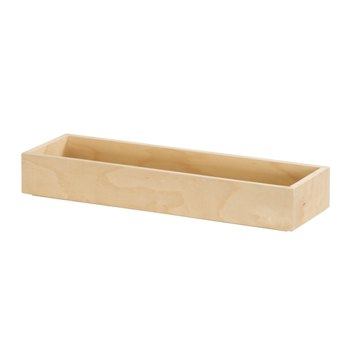 Cal-Mil 23106-2063-93 Logan 20" x 6" x 3"H Natural Wood Display Tray