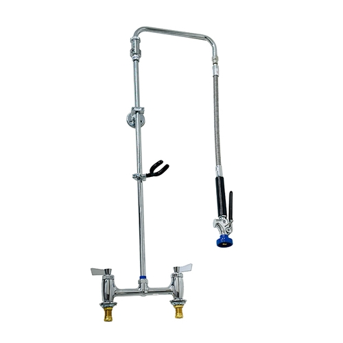 Fisher 23120 8" Deck-Mount Control w/ Swivel Style Pre-Rinse Faucet