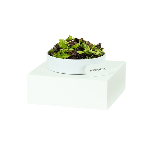 Cal-Mil 23123-6-15 Juno 14" x 14" x 6"H White Metal Display Riser